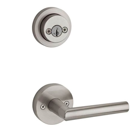 Kwikset Milan Lever Interior Double Cylinder Handleset Trim 967MIL-RDT-15-SMT